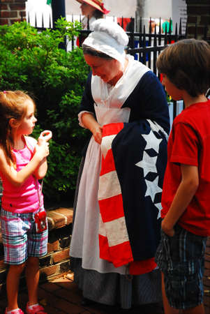 Betsy Ross Demonstrationのeditorial素材