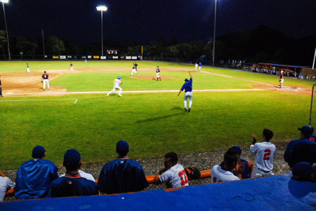 Rounding Third, and Headed for Home in the Cape Cod Baseball Leagueのeditorial素材