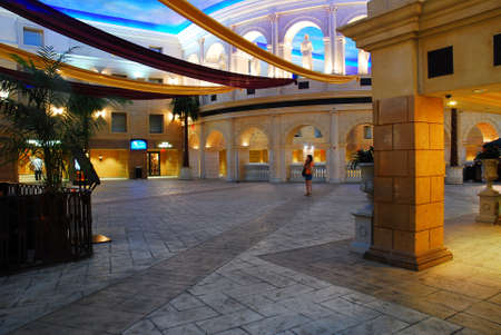The lobby of Caesars Casino in Atlantic City, New Jerseyのeditorial素材
