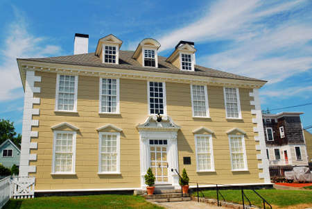 The Wentworth Gardener House in Portsmouth, New Hampshire, was built in the Georgian style in 1760のeditorial素材