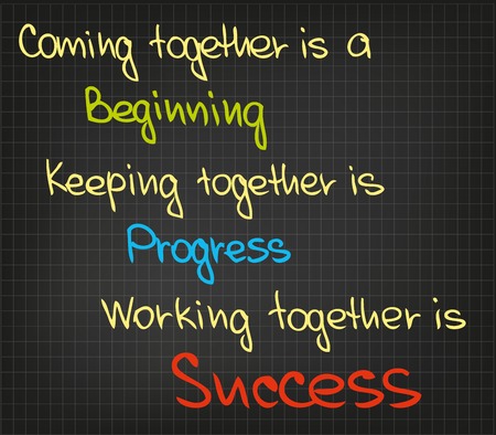 The sketched words and qoutes of getting successのイラスト素材