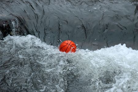 Ball in the Waterの写真素材