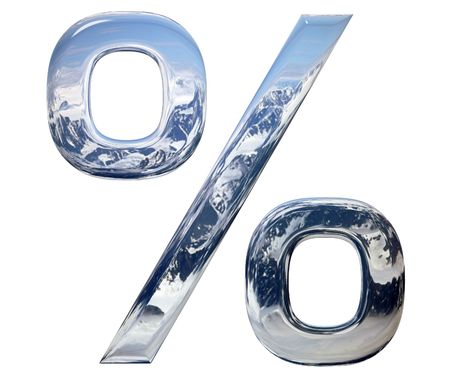 Chrome cast alphabet set, isolated on white. Computer generated 3D photo rendering.の写真素材