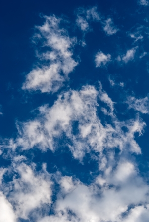 Blue Sky full of cloudsの写真素材