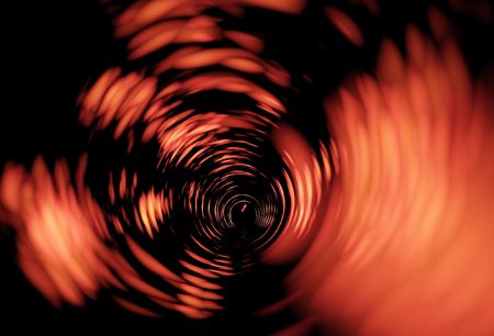 Fire Tunnelの写真素材