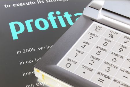 Profit with calculator