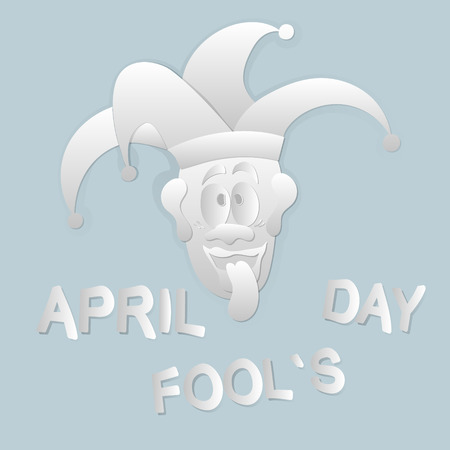 April Fool's day vector illustration for greeting card, ad, promotion, poster, flier, blog, article, marketing, signage, email.のイラスト素材