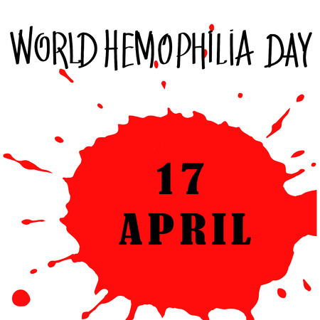 World Hemophilia Day  suitable for greeting card, poster and banner Vector Illustrationのイラスト素材