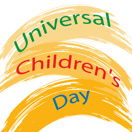 Universal Children's Day background. Abstract grunge background. Vector illustrationのイラスト素材
