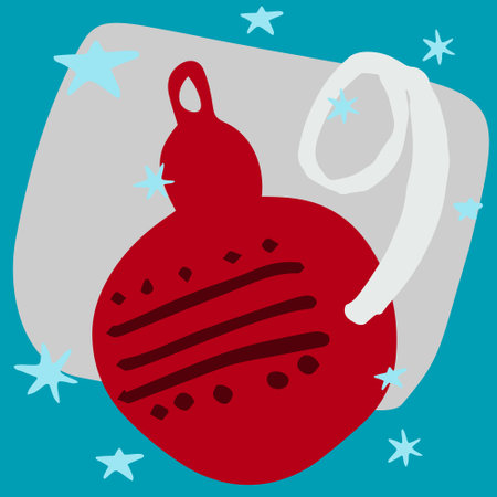 Christmas advent calendar, cute hand drawn style. Christmas and New Year Celebration symbols. Winter holidays calendar card design. Winter vector illustrationのイラスト素材