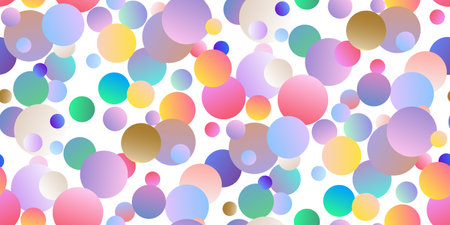 Bright explosion background of bright confetti. Abstract random grainy texture for celebratory design, Christmas decorations, wedding theme, greeting card, banner, gift packaging. Vector seamlessのイラスト素材