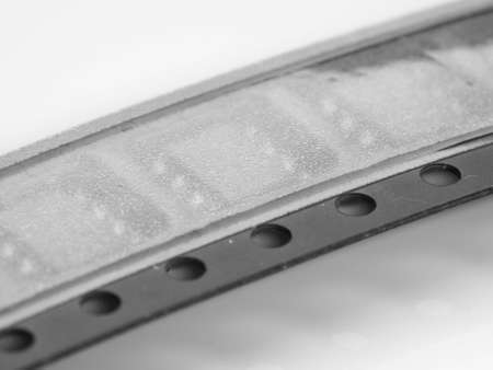 Stripe of chipsの写真素材