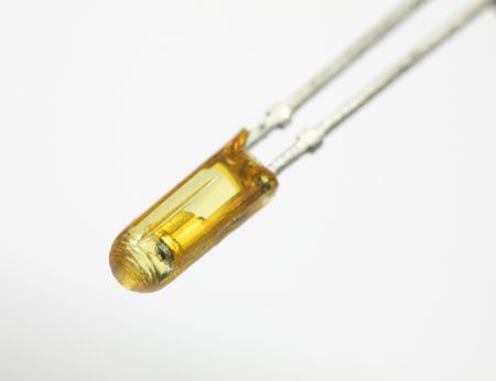 Yellow LEDの写真素材