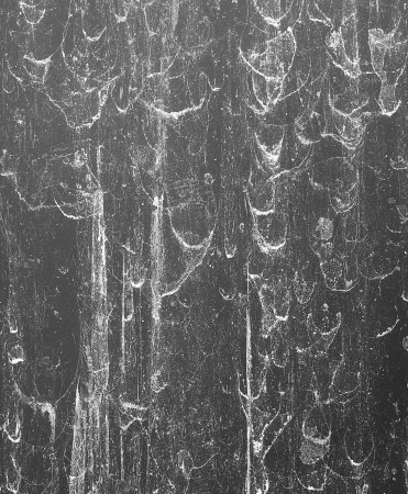Abstract background, formed by the traces of dried drops of dirty water on the glass
