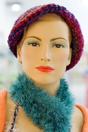 Mannequin at shopping mallの写真素材