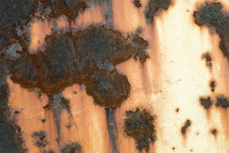 A photo of an abstract grunge background - rusty metal