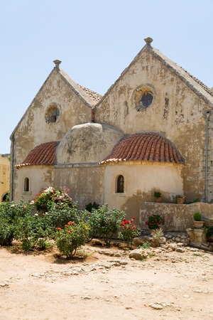 A photo of Arkadia monastery in Crete, Greece