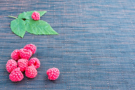 Fresh raspberries background