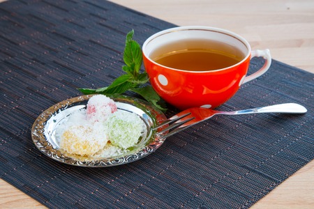 Tea and dessertの写真素材