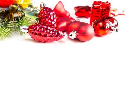Christmas tree decorationsの写真素材