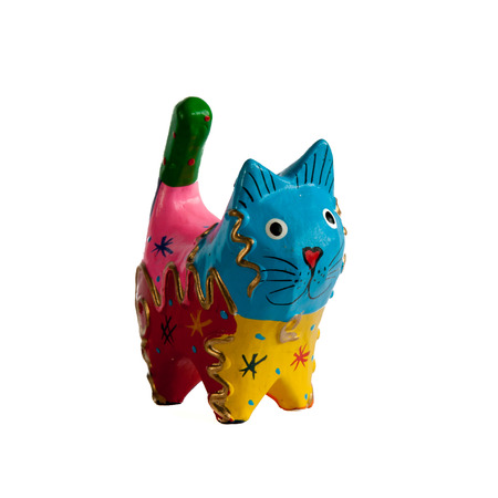 Colorful kittenの写真素材