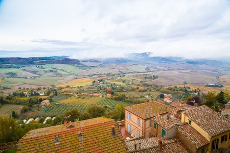 Tuscany panoramic landscapeの写真素材