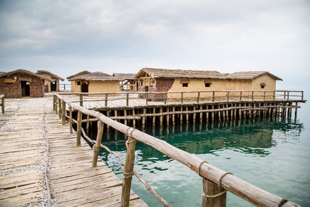The Bay of the Bones,  Macedoniaの写真素材