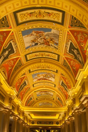 MACAU - JAN 9: The Venetian Macao-Resort-Hotel Macao at day on January 9, 2014 in Macau, China. Macau is one of the world's top gambling destinations.のeditorial素材