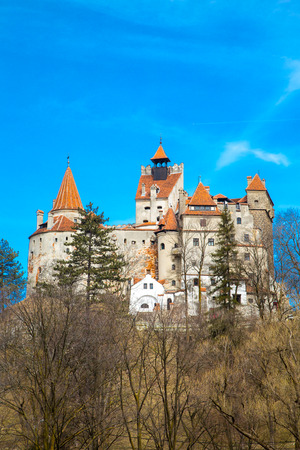 Bran Castle, Romania, known for the story of Draculaのeditorial素材