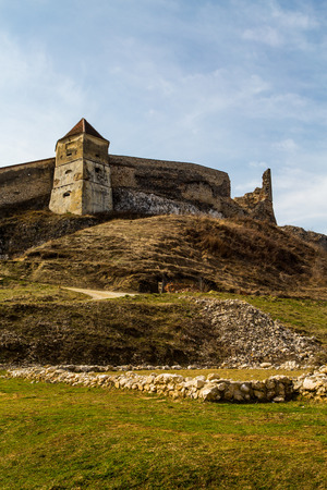Medieval fortress in Rasnov, Romaniaのeditorial素材