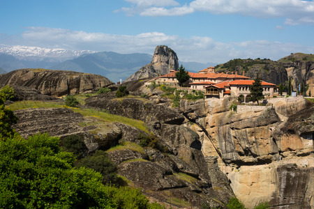 Agios Stefanos St Stefan Monastery on Meteora rocks, Trikkala, Greece