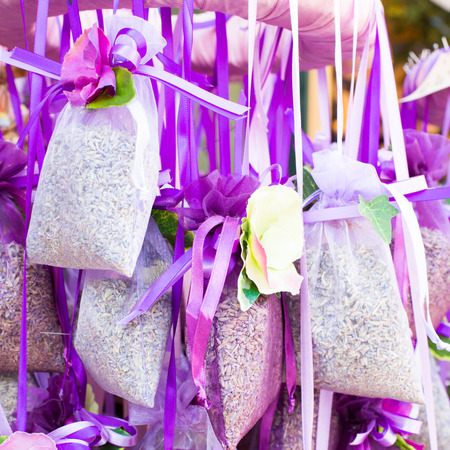 Nice Easter decorations at the marketの写真素材