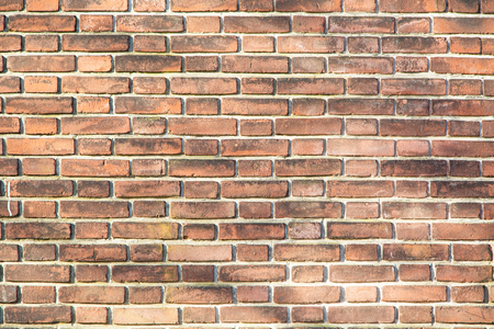 Grunge background of vintage red brick wall texture photoの写真素材