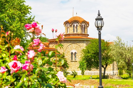St. Lydia first European Christian, baptistry church in Lydia, Philippi, Greeceの写真素材