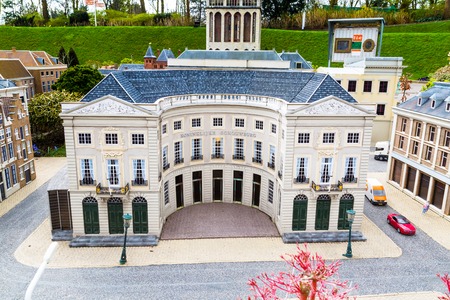 Madurodam, Holland miniature park and tourist attraction in Hague, Netherlandsの写真素材