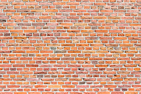 Abstract texture empty red brick wall backgroundの写真素材