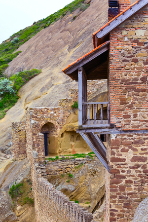 David Gareja cave monastery complex in Georgia, Kakheti regionの写真素材