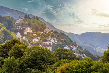 Bergen, Norway view with colorful houses
