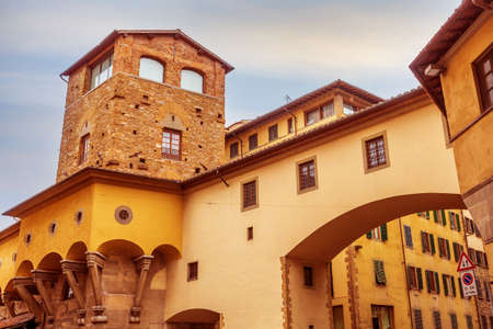 traditional italian houses, Florence, Italyの写真素材