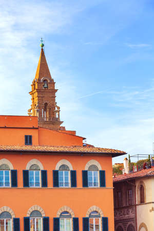 traditional italian houses, Florence, Italyの写真素材