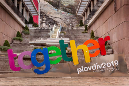 Plovdiv, Bulgaria European Capital of Cultureのeditorial素材