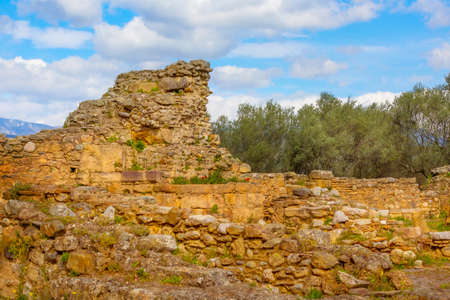 Ruins of Sparta, Peloponnese, Greece