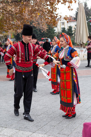 Plovdiv, Bulgaria, Young wine parade in the Old Townのeditorial素材