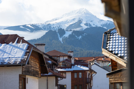 Bansko, Bulgaria Todorka peak, winter ski zoneの写真素材
