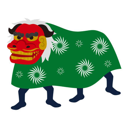 Lion Dance Illustrationsのイラスト素材