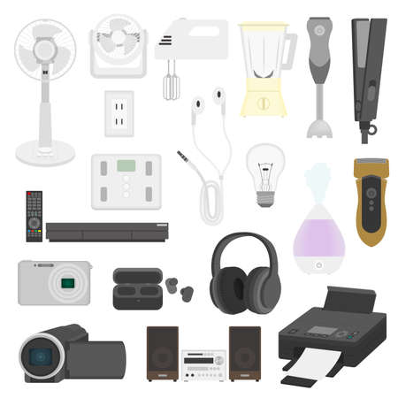 Home Appliance Illustration Set 2のイラスト素材