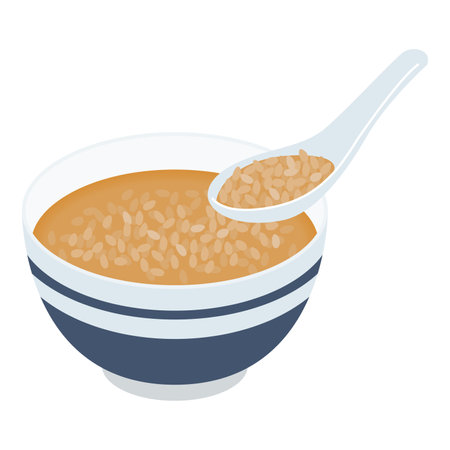 Illustration of tea porridgeのイラスト素材