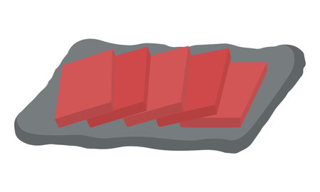 Red konjac illustrationのイラスト素材