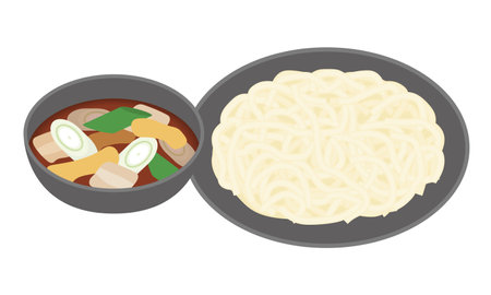 Illustration of Musashino udonのイラスト素材