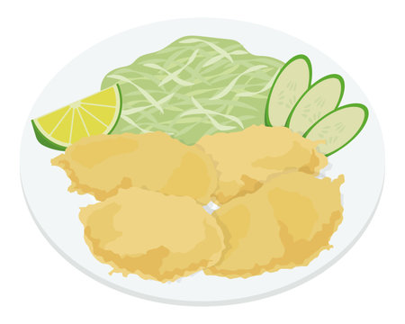 Illustration of chicken heavenのイラスト素材